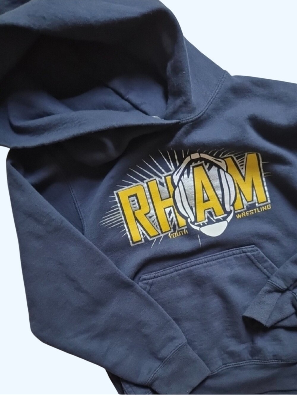 RHAM Youth Wrestling Hoodie-Youth Medium
